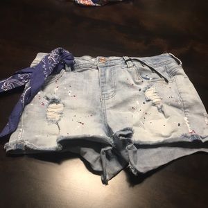 mid rise shorts